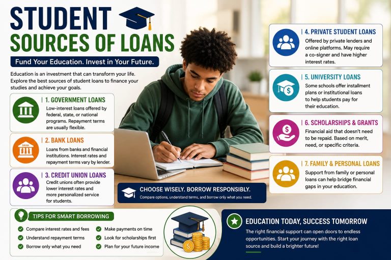 source of where to get student loans for school fees